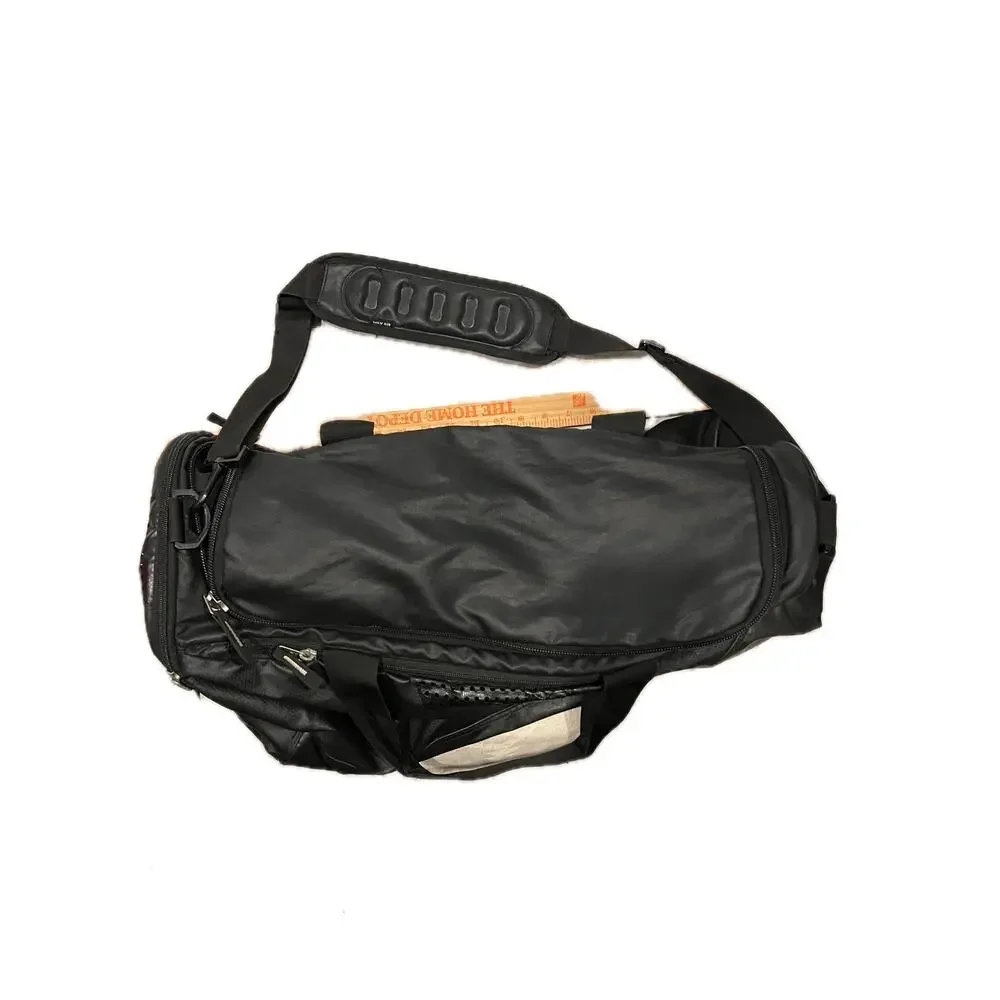 Nike Brasilia 9.5 Black Medium 60L Duffel Gym Bag